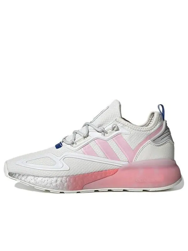 Кроссовки zx 2k boost Adidas — изображение 1 из 4, белый/розовый