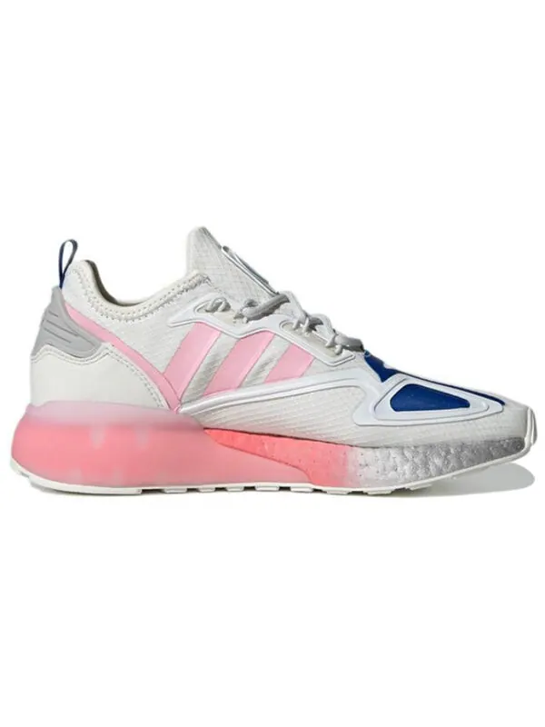 Кроссовки zx 2k boost Adidas — изображение 2 из 4, белый/розовый