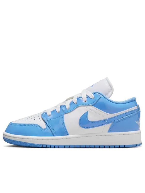 Кроссовки 1 low se 'legend blue patent' Air Jordan — изображение 1 из 4, белый/синий