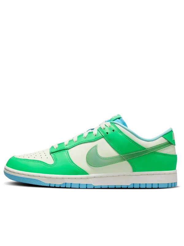 Кроссовки dunk low 'green shock' Nike — изображение 1 из 4, зеленый/синий//зеленый