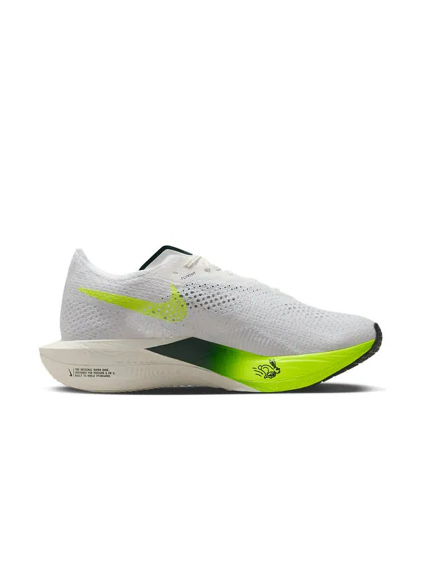 Кроссовки zoomx vaporfly 3 next% Nike — изображение 2 из 4, белый/зеленый///черный