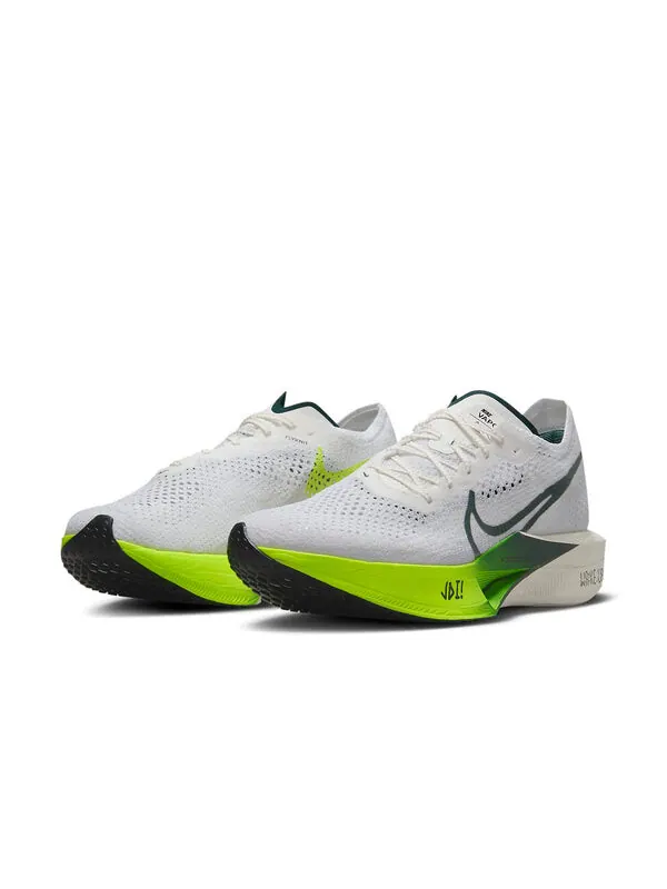 Кроссовки zoomx vaporfly 3 next% Nike — изображение 3 из 4, белый/зеленый///черный