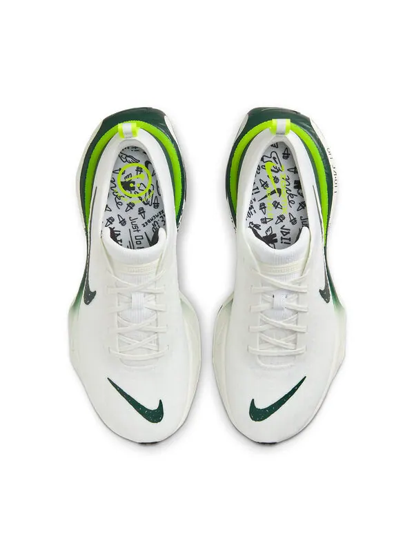 Кроссовки zoomx invincible run flyknit 3 Nike — изображение 4 из 4, белый/зеленый//черный