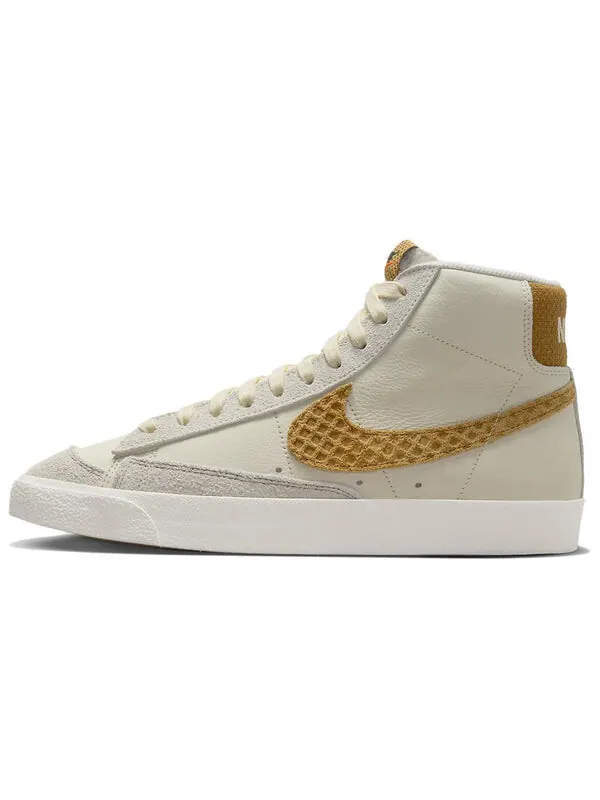 Кроссовки blazer mid '77 'waffle' Nike — изображение 2 из 4, бежевый/мульти