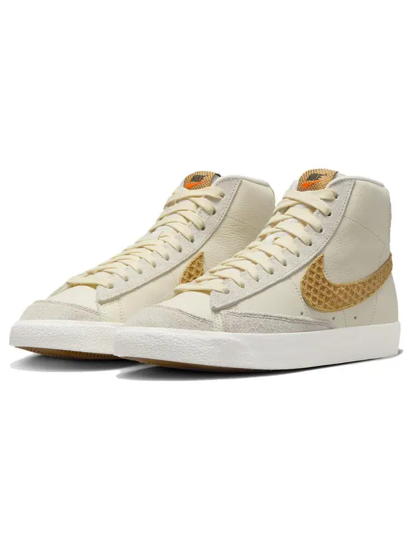 Кроссовки blazer mid '77 'waffle' Nike — изображение 4 из 4, бежевый/мульти