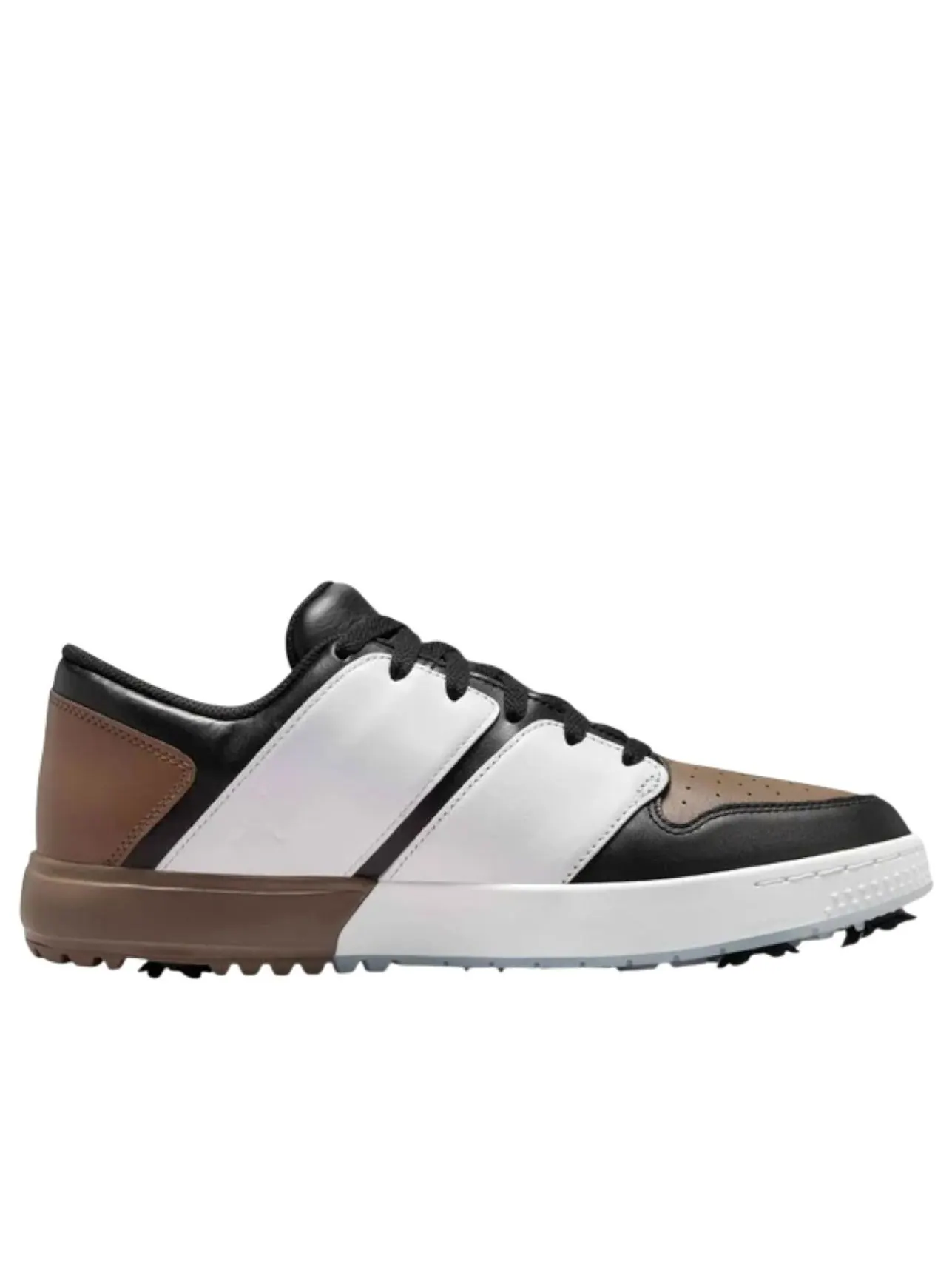 Кроссовки Air Jordan NU Retro 1 Golf 'Black Palomino White' — изображение 2 из 7, черный//белый