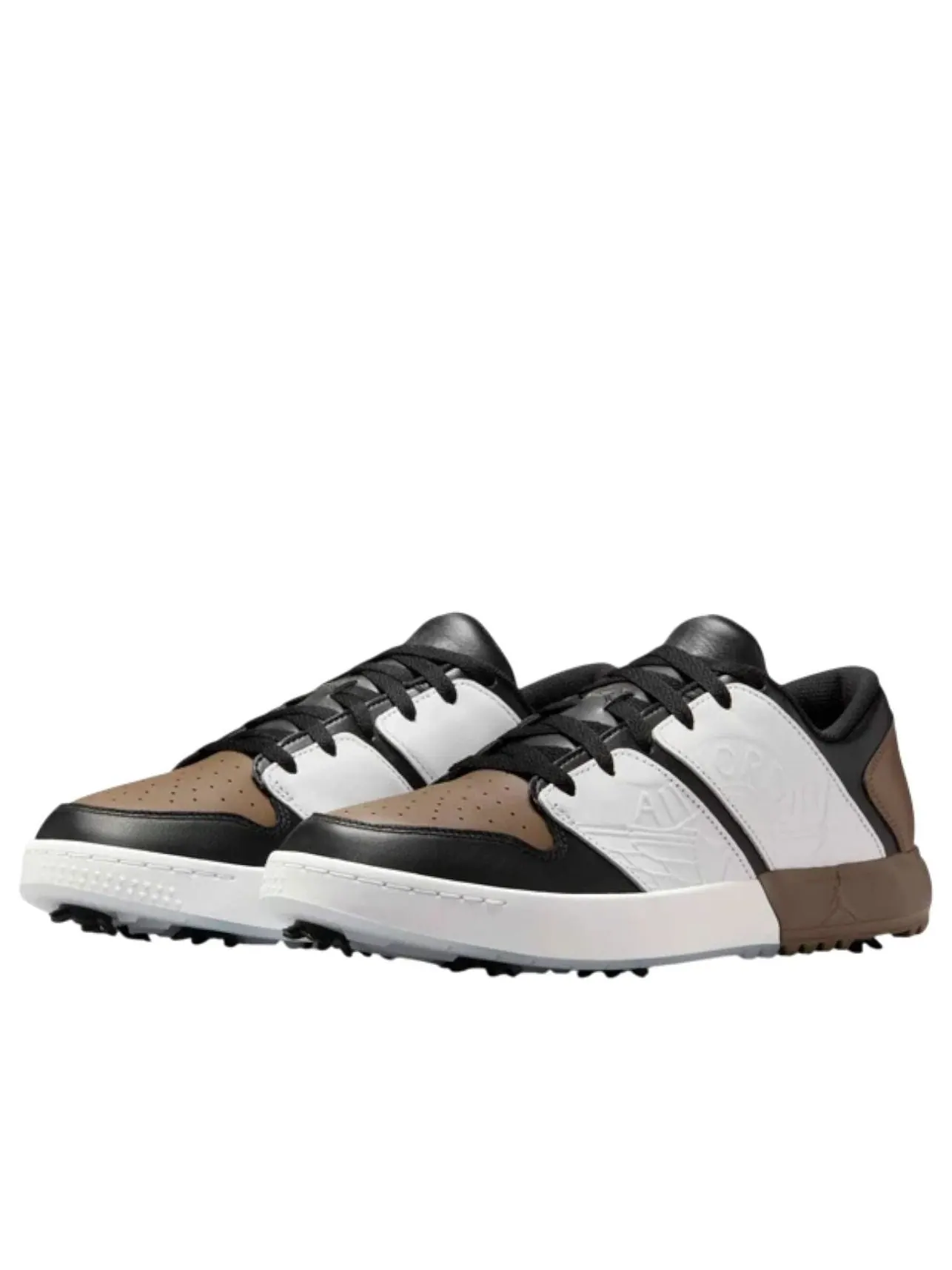 Кроссовки Air Jordan NU Retro 1 Golf 'Black Palomino White' — изображение 3 из 7, черный//белый