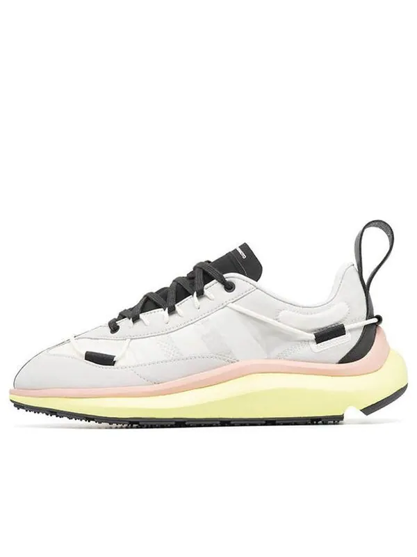 Кроссовки y-3 shiku run 'grey hi-res yellow' Adidas — изображение 1 из 4, серый/розовый/желтый