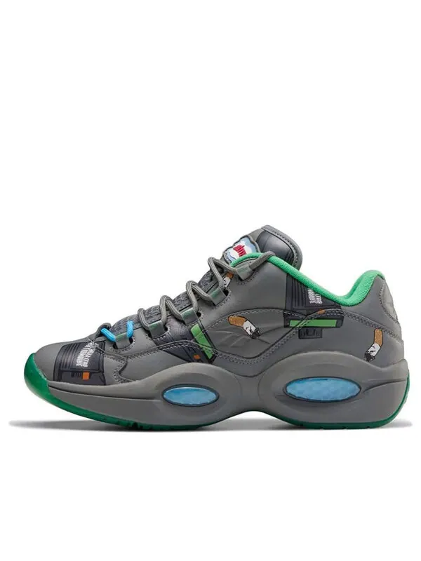 Кроссовки bbc ice cream x question low 'beepers & butts' Reebok — изображение 1 из 4, серый