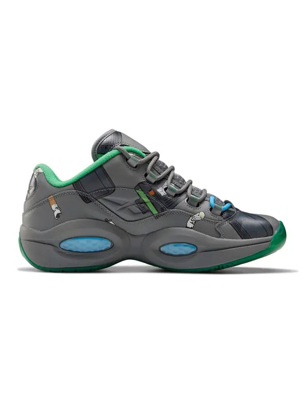 Кроссовки bbc ice cream x question low 'beepers & butts' Reebok — изображение 2 из 4, серый