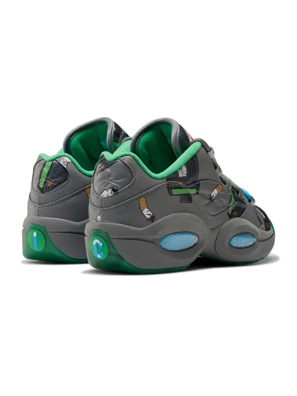 Кроссовки bbc ice cream x question low 'beepers & butts' Reebok — изображение 4 из 4, серый