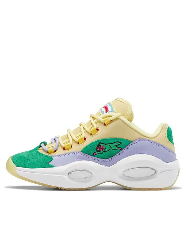 Кроссовки bbc ice cream x question low 'yellow lilac glow' Reebok — изображение 1 из 4, желтый