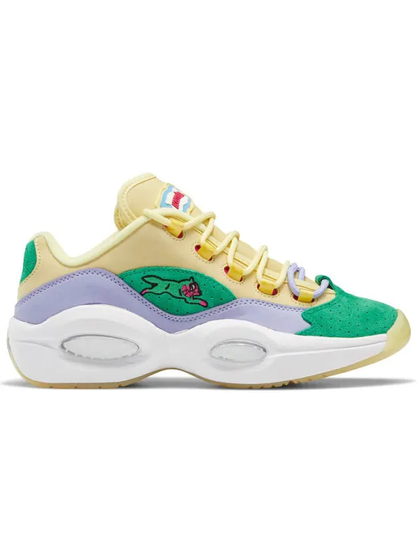 Кроссовки bbc ice cream x question low 'yellow lilac glow' Reebok — изображение 2 из 4, желтый