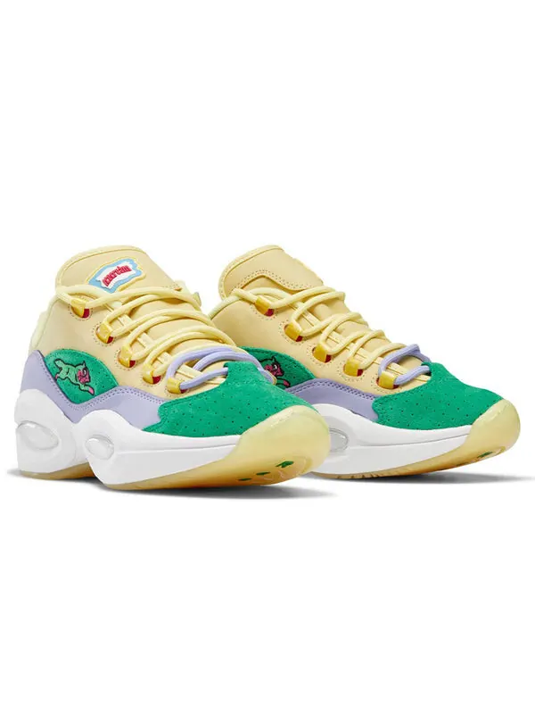 Кроссовки bbc ice cream x question low 'yellow lilac glow' Reebok — изображение 3 из 4, желтый