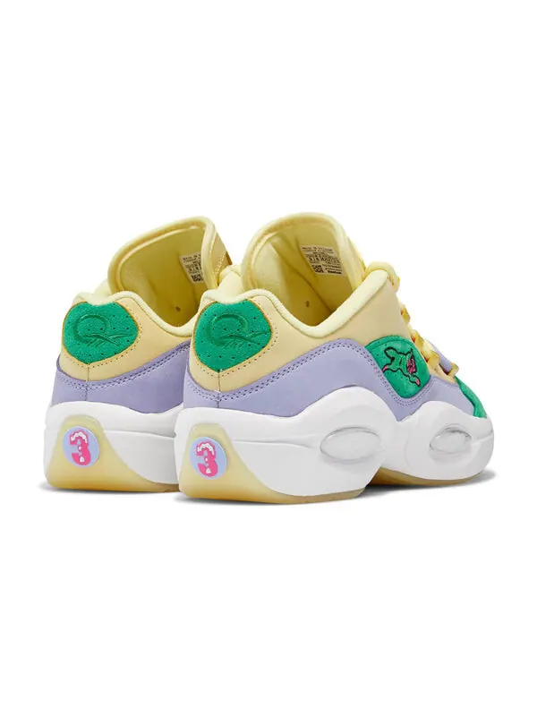 Кроссовки bbc ice cream x question low 'yellow lilac glow' Reebok — изображение 4 из 4, желтый