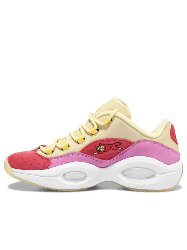 Кроссовки bbc ice cream x question low 'yellow red' Reebok — изображение 1 из 3, желтый/красный/розовый