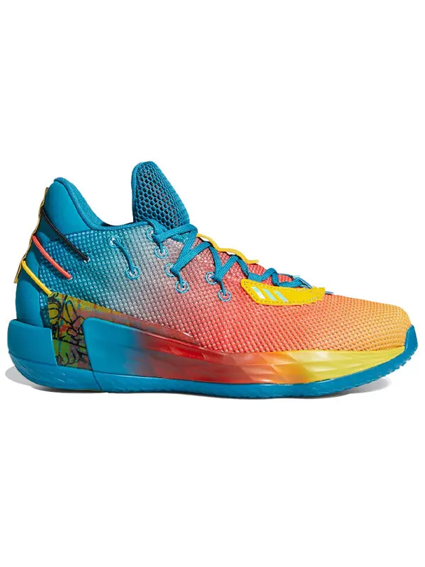 Кроссовки дама 7 gca Adidas — изображение 2 из 4, синий/оранжевый