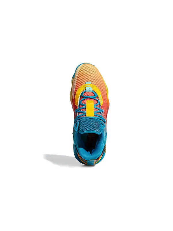 Кроссовки дама 7 gca Adidas — изображение 4 из 4, синий/оранжевый