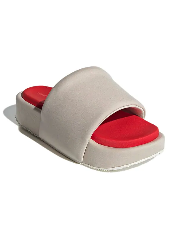 Сандалии y-3 slide 'bliss' Adidas — изображение 4 из 4, серый/красный