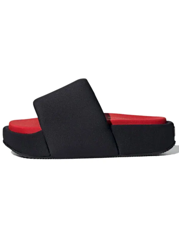 Сандалии y-3 slide 'black red' Adidas — изображение 2 из 4, черный/красный