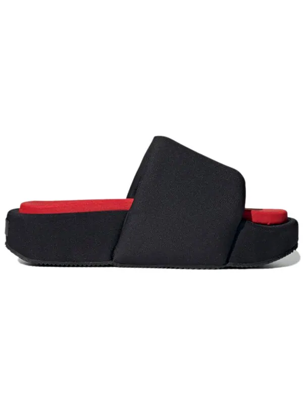 Сандалии y-3 slide 'black red' Adidas — изображение 3 из 4, черный/красный