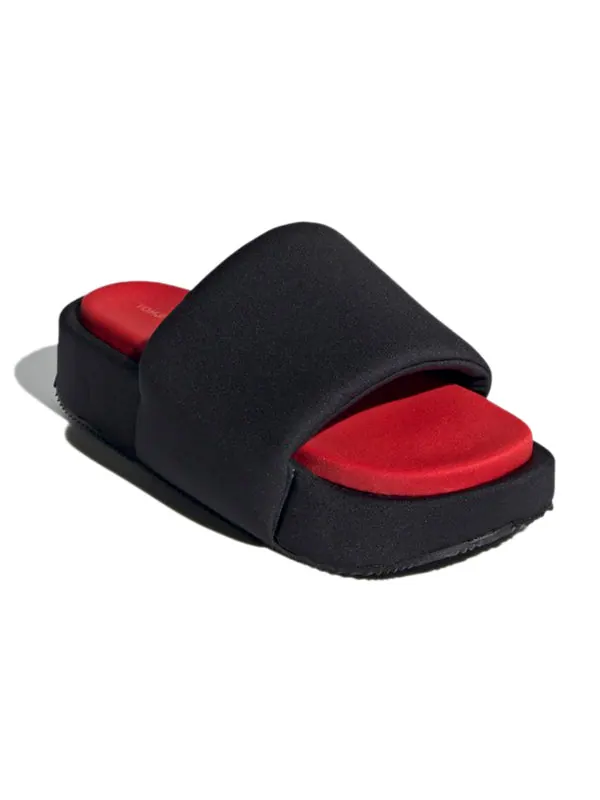 Сандалии y-3 slide 'black red' Adidas — изображение 4 из 4, черный/красный