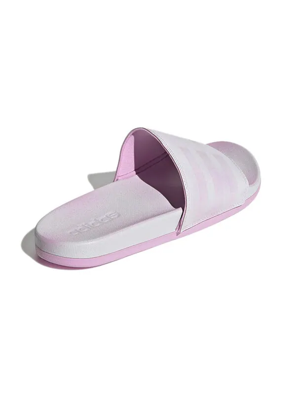 Тапочки adilette comfort slides 'grey clear lilac' Adidas — изображение 4 из 4, фиолетовый