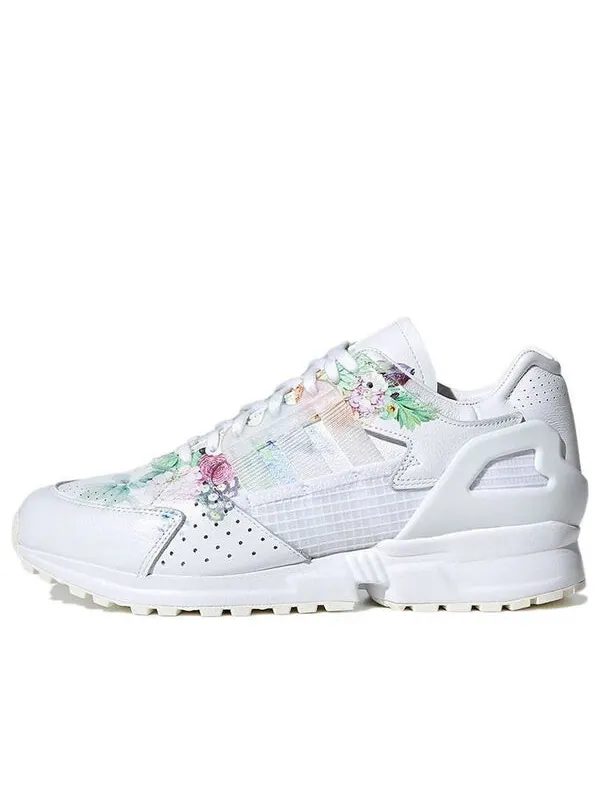 Кеды meissen x zx 10000 Adidas — изображение 1 из 4, белый/зеленый/розовый
