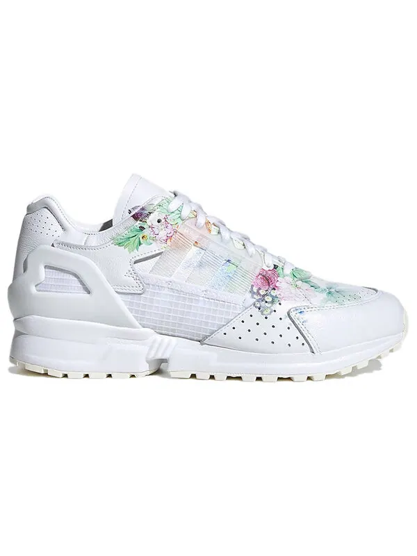 Кеды meissen x zx 10000 Adidas — изображение 2 из 4, белый/зеленый/розовый