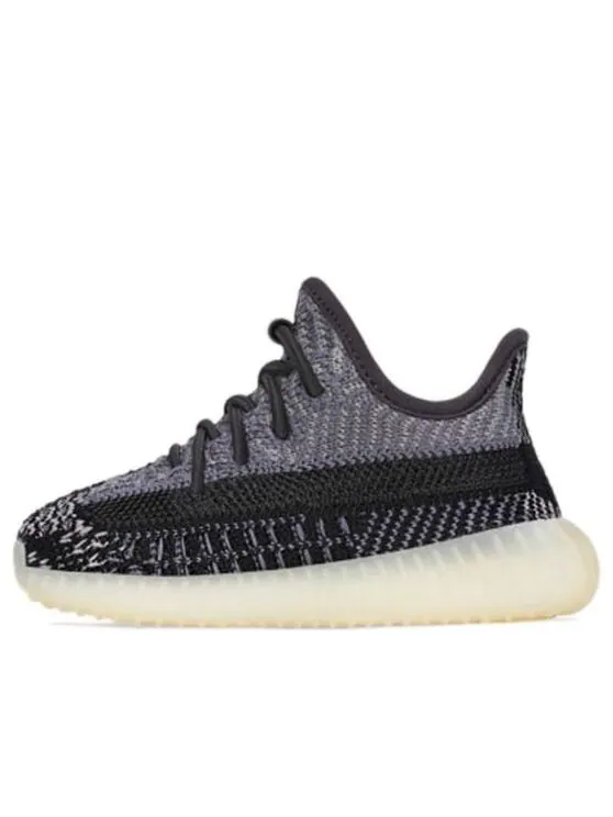 Кроссовки повышают 350 v2 младенцев Adidas Yeezy — изображение 1 из 4, черный/белый