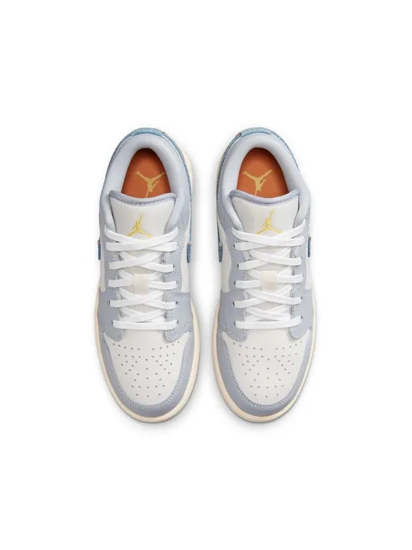 Кроссовки 1 low se 'sashiko' Air Jordan — изображение 4 из 4, коричневый/светлый синий