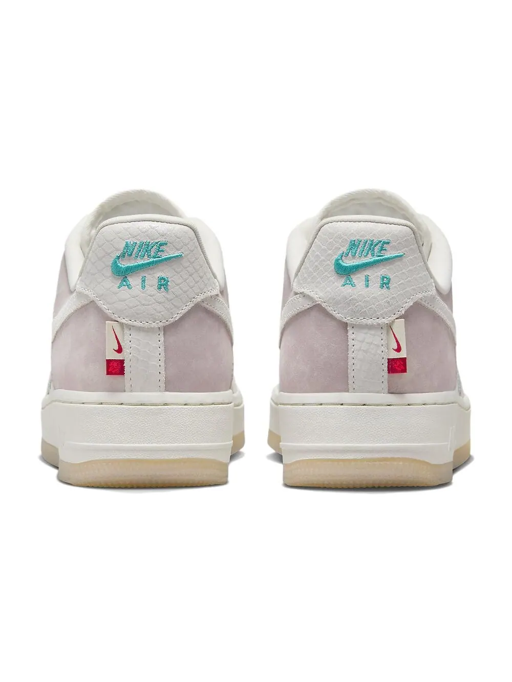 Женские кроссовки Nike Air Force 1 Low 'Year of the Dragon Pink' — изображение 5 из 6, бежевый/розовый