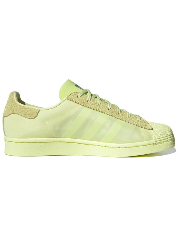 Кроссовки оригинальные superstar лимонно- Adidas — изображение 2 из 4, желтый