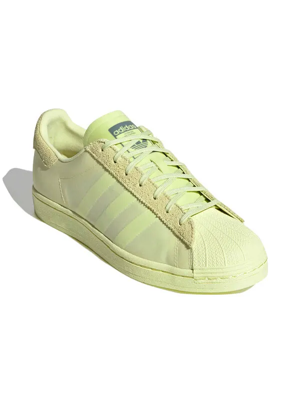 Кроссовки оригинальные superstar лимонно- Adidas — изображение 3 из 4, желтый