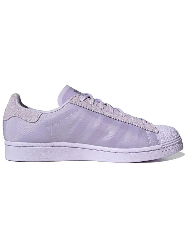 Кроссовки оригинальные superstar Adidas — изображение 2 из 4, фиолетовый
