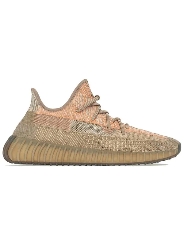 Кроссовки Boost 350 v2 Adidas Yeezy — изображение 2 из 4, бежевый