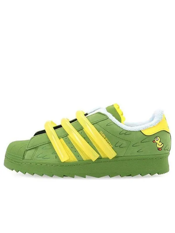 Кроссовки плавящаяся грусть x суперзвезда 80-х tr Adidas — изображение 1 из 4, желтый/зеленый