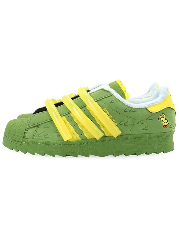 Кроссовки плавящаяся грусть x суперзвезда 80-х tr Adidas — изображение 3 из 4, желтый/зеленый