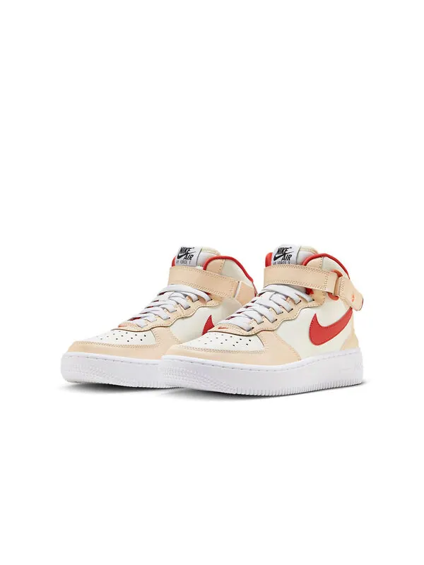 Кроссовки air force 1 mid Nike — изображение 2 из 4, бежевый/мульти