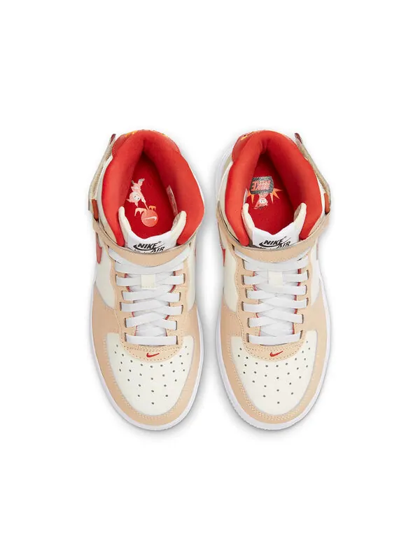 Кроссовки air force 1 mid Nike — изображение 3 из 4, бежевый/мульти