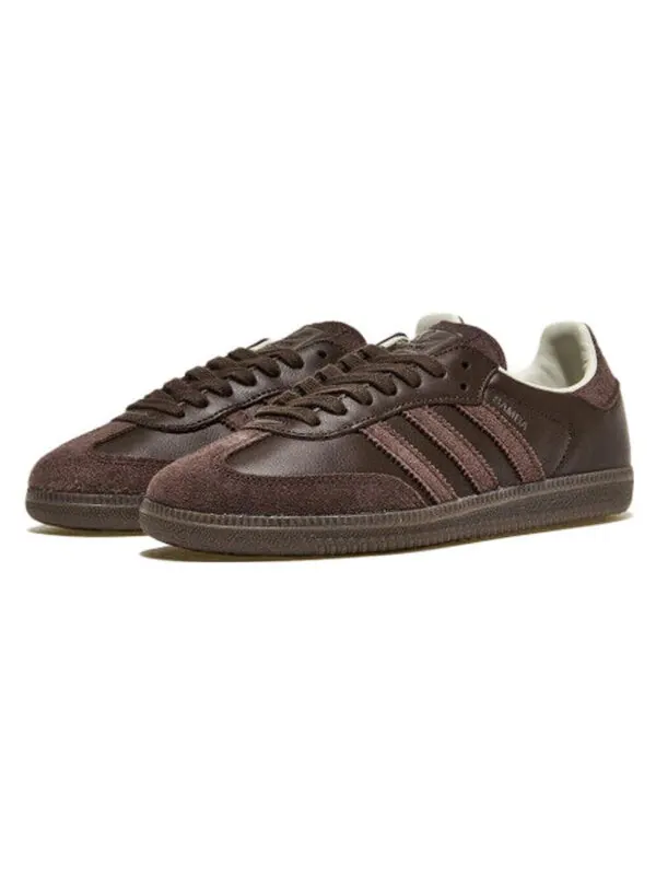Кроссовки самба Adidas — изображение 2 из 4, коричневый/черный