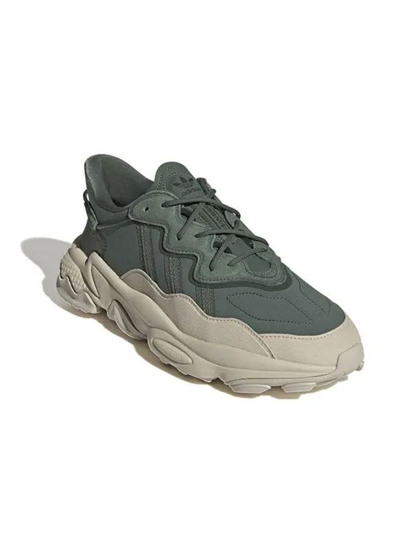 Кроссовки оригиналы ozweego Adidas — изображение 3 из 4, зеленый/серый
