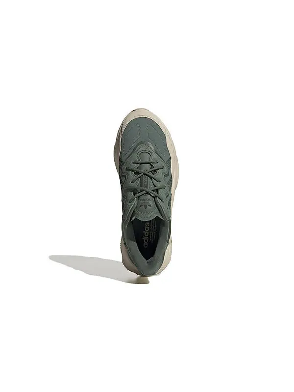 Кроссовки оригиналы ozweego Adidas — изображение 4 из 4, зеленый/серый