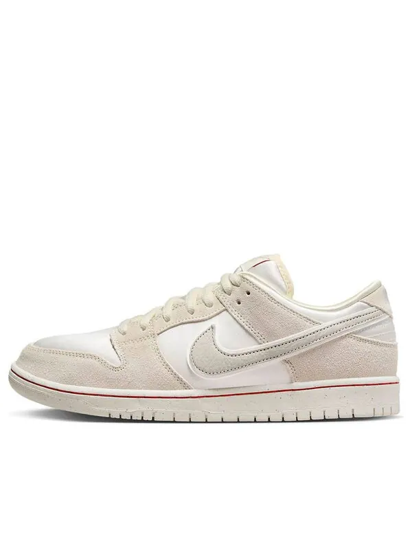 Кроссовки sb dunk low Nike — изображение 1 из 4, бежевый/белый
