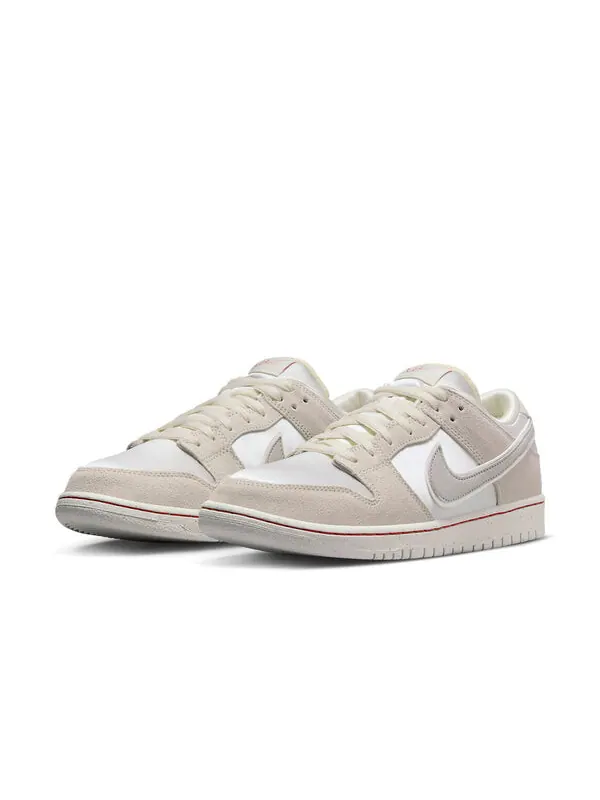 Кроссовки sb dunk low Nike — изображение 2 из 4, бежевый/белый