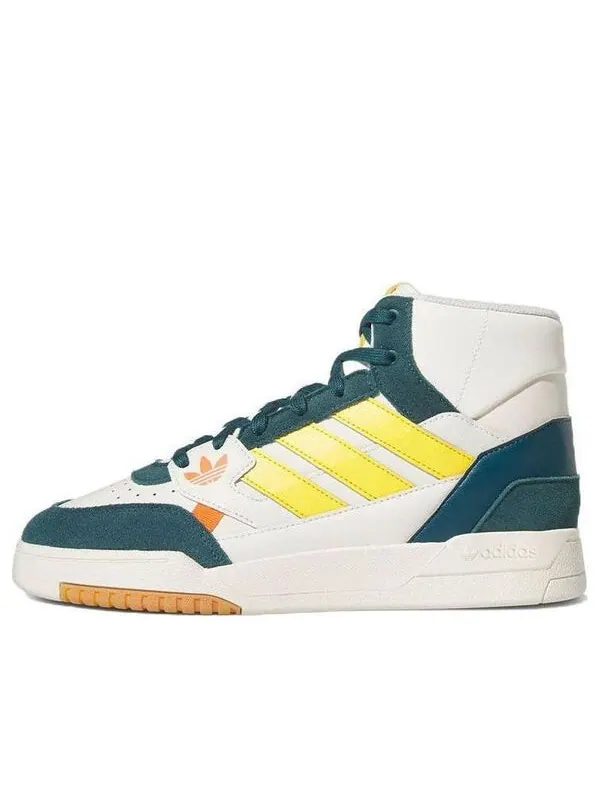 Кроссовки оригинальные drop step Adidas — изображение 1 из 4, зеленый желтый