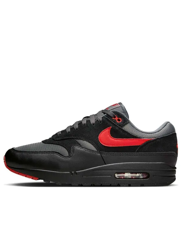 Кроссовки air max 1 essential 'vamps' Nike — изображение 1 из 4, черный/красный/серый