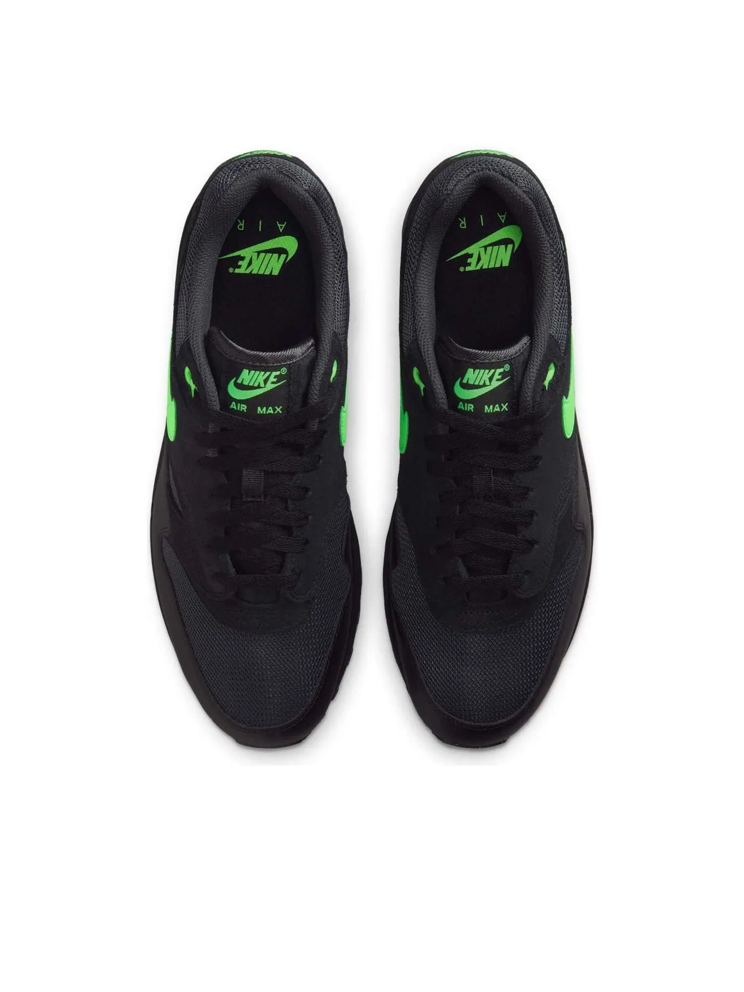 Кроссовки Nike Air Max 1 Essential 'Black Green Strike' — изображение 2 из 6, черный