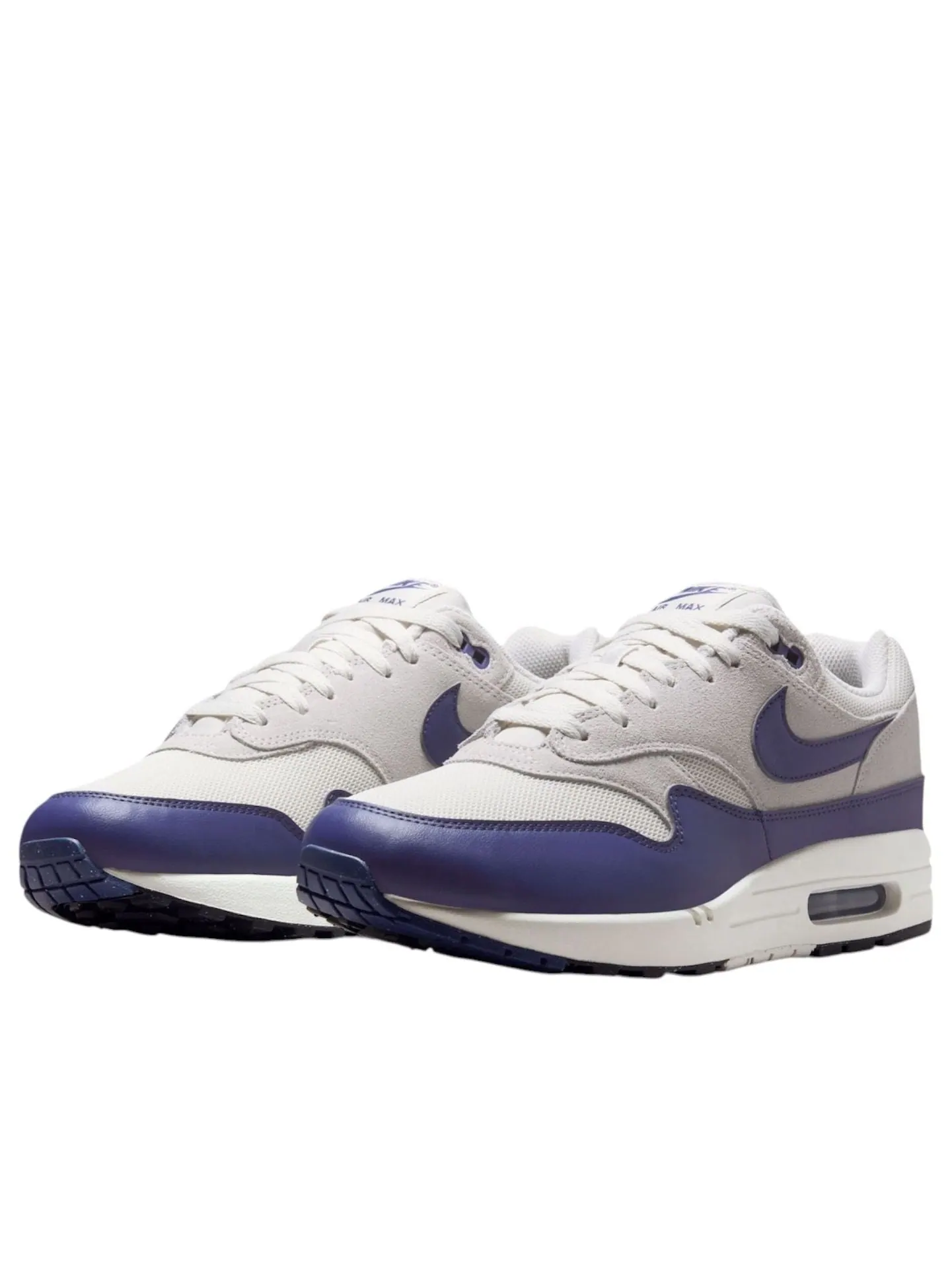 Кроссовки Nike Air Max 1 'Phantom Sanded Purple' — изображение 3 из 6, серый-черный-фиолетовый