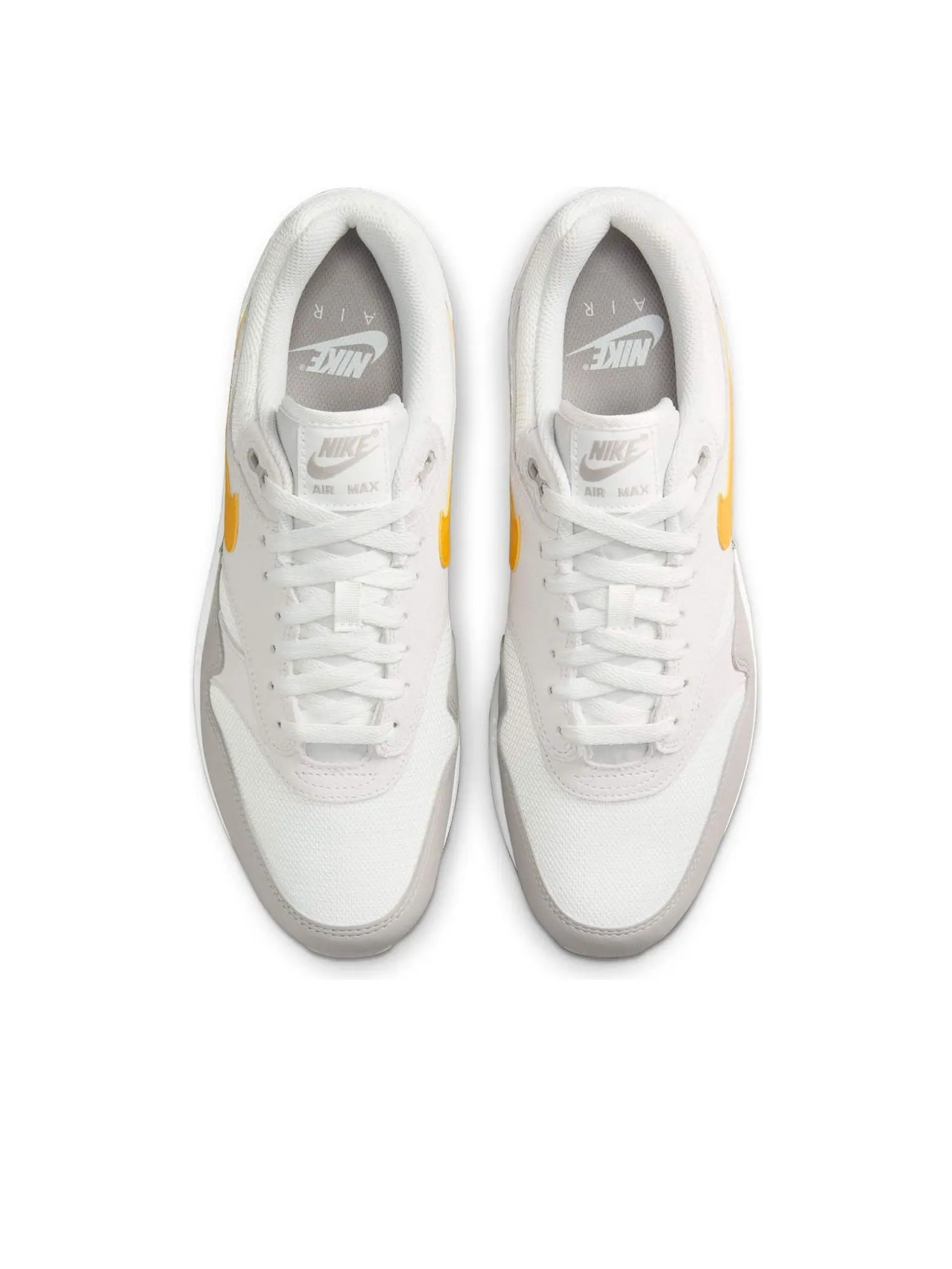 Кроссовки Nike Air Max 1 Essential 'Vast Grey University Gold' — изображение 2 из 6, серый
